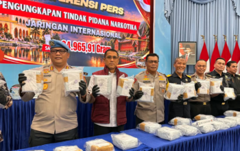Bongkar Jalur Narkoba Internasional, Polda Riau Sita 35 Kg Sabu dan Tangkap 5 Tersangka