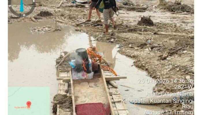Tim Resmob Sat Reskrim Polres Kuansing Cek Dugaan Aktivitas PETI Jenis Stingkai di Desa Pulau Kopuang